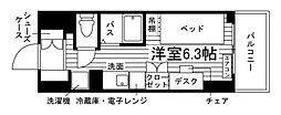 学生会館 Uni Terrace 金町[食事付き] ワンルームの間取図画像