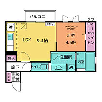 ｃｌｅ　ｄｕ　ｂｏｎｈｅｕｒ　2番館 105 ｜ 静岡県沼津市岡宮（賃貸アパート1LDK・1階・37.77㎡） その2