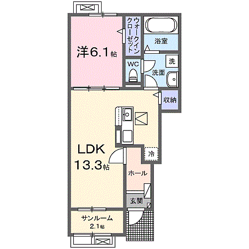 コントレイル 102｜静岡県沼津市下香貫(賃貸アパート1LDK・1階・50.05㎡)の写真 その2