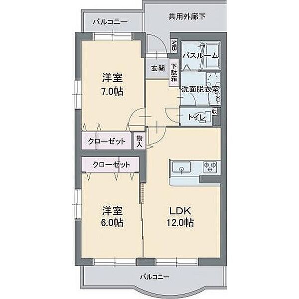 メイプリーズ 403｜静岡県伊豆の国市四日町(賃貸マンション2LDK・4階・58.10㎡)の写真 その2