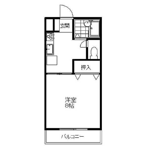 グリーンパイン 103｜静岡県三島市南田町(賃貸アパート1DK・1階・25.92㎡)の写真 その2