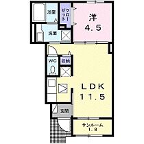 バードヒル 105 ｜ 静岡県駿東郡長泉町南一色（賃貸アパート1LDK・1階・40.03㎡） その2