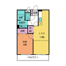間取図画像 1LDK
