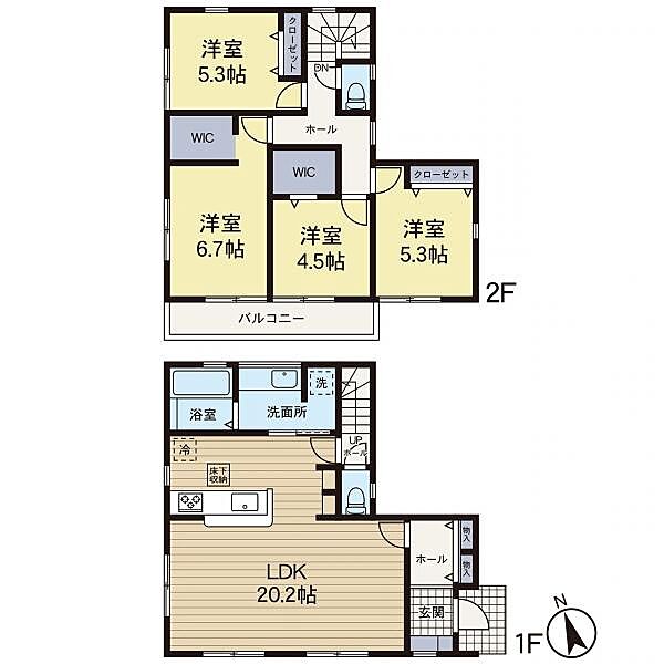間取りを拡大表示