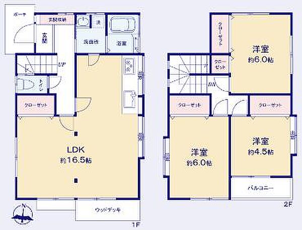 間取りを拡大表示