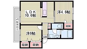 シーサイドビラII江井島駅前  ｜ 兵庫県明石市大久保町江井島（賃貸アパート2LDK・2階・50.04㎡） その2