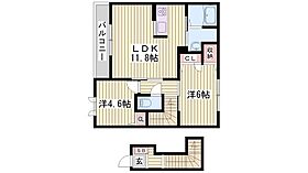 シャーメゾン福田  ｜ 兵庫県神戸市垂水区福田5丁目（賃貸アパート2LDK・2階・55.33㎡） その2