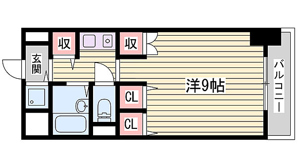 ダイニチコンストラクション ｜兵庫県神戸市西区玉津町今津(賃貸マンション1K・4階・32.00㎡)の写真 その2