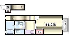 ドゥムールストレチア  ｜ 兵庫県神戸市西区白水2丁目（賃貸アパート1K・2階・30.61㎡） その2