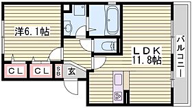 グランソレイユ南多聞台  ｜ 兵庫県神戸市垂水区南多聞台3丁目（賃貸アパート1LDK・1階・43.93㎡） その2