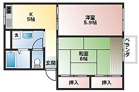 クローバーコート  ｜ 兵庫県神戸市西区持子1丁目（賃貸アパート2K・2階・48.00㎡） その2