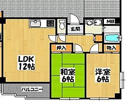 ベイスターズ21  ｜ 兵庫県明石市立石1丁目1-8（賃貸マンション2LDK・3階・55.68㎡） その2