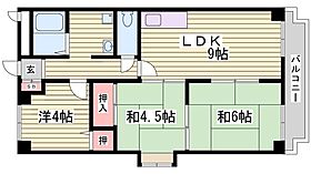 パレス五色山  ｜ 兵庫県神戸市垂水区五色山7丁目（賃貸マンション3LDK・1階・55.00㎡） その1