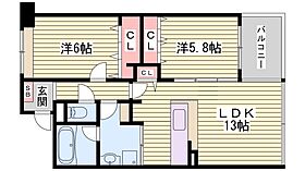 クオリティーナカハシ  ｜ 兵庫県神戸市西区玉津町出合（賃貸マンション2LDK・1階・56.95㎡） その2