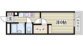 レオパレスルピナス　川上 101 ｜ 兵庫県明石市西明石西町1丁目13-1（賃貸マンション1K・1階・19.87㎡） その2