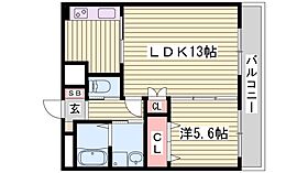 EL・PACIFICO  ｜ 兵庫県明石市松江（賃貸アパート1LDK・2階・45.09㎡） その2