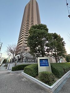 外観：総戸数470戸の大規模タワーマンション