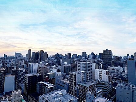 バルコニーから北西側の眺望です。