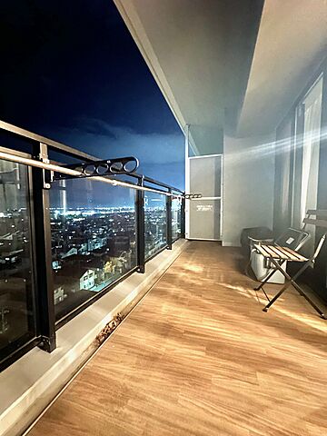 バルコニー シティタワーあすとレジデンシャル 10階/-