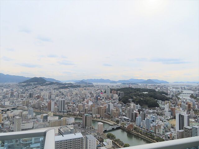 バルコニー グランクロスタワー広島 40階/-