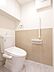 トイレ：温水洗浄便座付きのトイレです