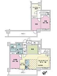 ソフィスシティ大芝ブライトパークス 4SLDKの間取図画像