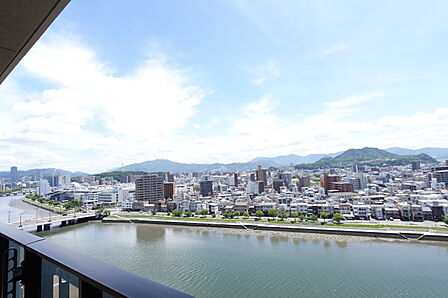 14階部分 南西側バルコニーからの眺望