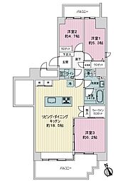 間取図画像 3LDK