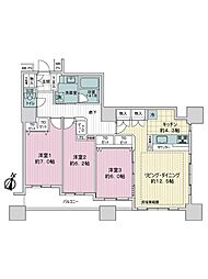 間取図画像 3LDK