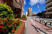 マンション前道路