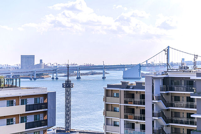 バルコニー ＨＡＲＵＭＩ　ＦＬＡＧ　ＰＡＲＫ　ＶＩＬＬＡＧＥ　Ｂ棟 15階/-