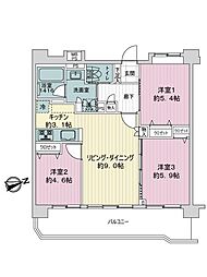 間取図画像 3LDK