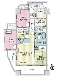 西葛西グリーンホームズ3 3SLDKの間取り