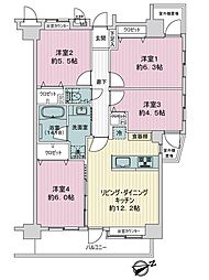 ダイアパレス西葛西2 4LDKの間取図画像
