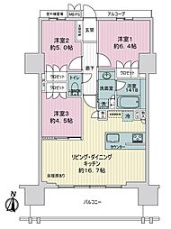間取図画像 3LDK