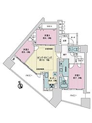 間取図画像 3LDK