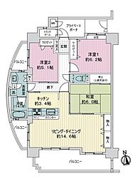 間取図画像 3LDK