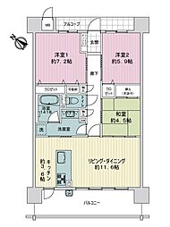 間取図画像 3LDK