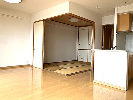 南面リビングダイニング、約12．0帖