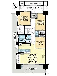 間取図画像 2SLDK