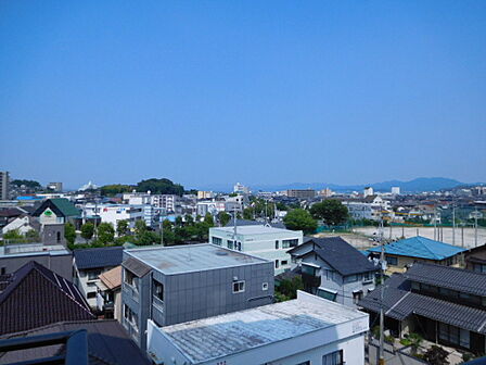 住戸からの眺望(西側バルコニーからの撮影)