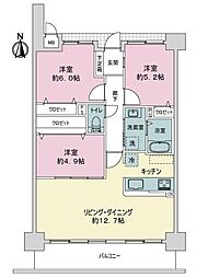 間取図画像 3LDK