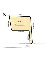 中野市三好町土地(建物付き)の土地画像