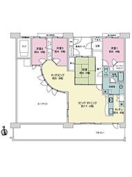 ラフィーネ松本南弐番館 4LDKの間取図画像