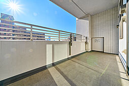 南西向きのバルコニー