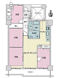サーパス南春日 4LDKの間取り
