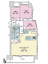 間取図画像 3LDK