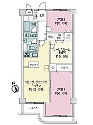 間取図画像 2SLDK