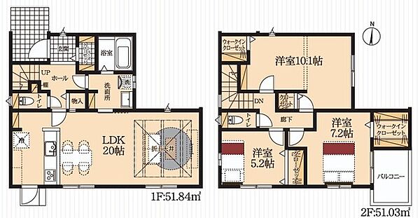 間取りを拡大表示