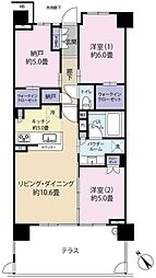 間取図画像 2SLDK